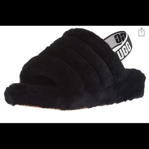 Black UGG Slides